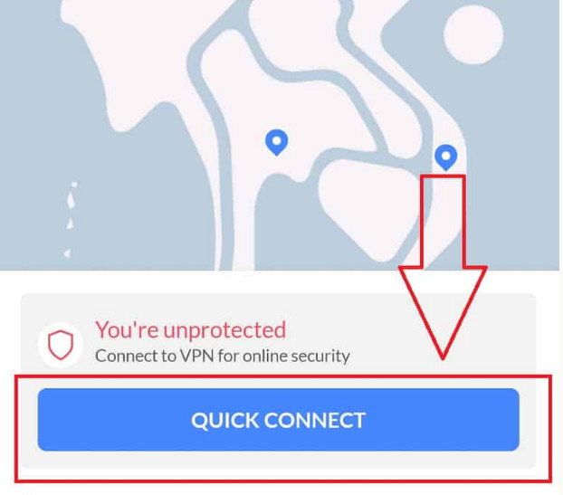 Người dùng bấm chọn Quick Connect